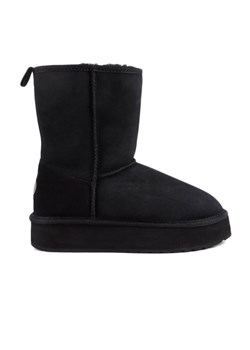 Buty damskie Emu Australia Stinger Lo Flatform W13190BLAK - czarne ze sklepu streetstyle24.pl w kategorii Śniegowce damskie - zdjęcie 186162005
