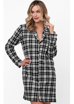 Damska koszula nocna rozpinana Klara, Kolor czarno-biały, Rozmiar S, Italian Fashion - id: 217938 - marki Italian Fashion - 186162809 Damska koszula nocna rozpinana Klara, Kolor czarno-biały, Rozmiar S, Italian Fashion ze sklepu Intymna w kategorii Koszule nocne - zdjęcie 186162809