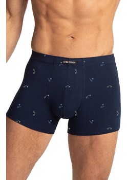 2-pack bawełniane szorty męskie M-1074SZ, Kolor czarno-granatowy, Rozmiar L, LAMA ze sklepu Intymna w kategorii Majtki męskie - zdjęcie 186162939