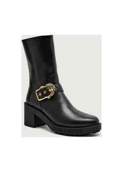 Love Moschino Skórzane botki na słupku ze sklepu Gomez Fashion Store w kategorii Botki - zdjęcie 186164335