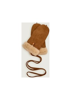 EMU Australia Skórzane rękawiczki Montana Mittens | z dodatkiem wełny ze sklepu Gomez Fashion Store w kategorii Rękawiczki damskie - zdjęcie 186164397