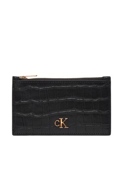 Etui na karty kredytowe Calvin Klein Ck Croc 6 Cc Cardcase LV04F1094G Czarny ze sklepu eobuwie.pl w kategorii Etui - zdjęcie 186166846