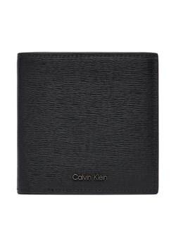 Portfel Calvin Klein Saffiano Ew Slim Trifold W Card LV04D1075G Czarny ze sklepu eobuwie.pl w kategorii Portfele męskie - zdjęcie 186166896