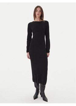 Kontatto Sukienka dzianinowa 3M0964C Czarny Slim Fit ze sklepu MODIVO w kategorii Sukienki - zdjęcie 186167326