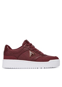 Guess Sneakersy FLFMR9 FAL12 Bordowy - id: 0000305474872 - marki Guess - 186167328 Guess Sneakersy FLFMR9 FAL12 Bordowy ze sklepu MODIVO w kategorii Buty sportowe damskie - zdjęcie 186167328