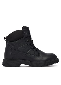 Calvin Klein Trzewiki Lace-Up Bootie V3X5-83187-1695 S Czarny - id: 0000305519986 - marki Calvin Klein - 186167467 Calvin Klein Trzewiki Lace-Up Bootie V3X5-83187-1695 S Czarny ze sklepu MODIVO w kategorii Buty zimowe dziecięce - zdjęcie 186167467
