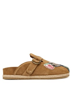 Polo Ralph Lauren Klapki 803974113001 Brązowy ze sklepu MODIVO w kategorii Klapki męskie - zdjęcie 186167518