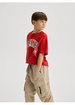 Reserved - Spodnie cargo - beżowy ze sklepu Reserved w kategorii Spodnie chłopięce - zdjęcie 186168976