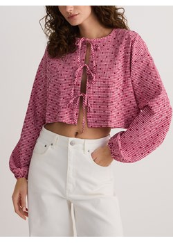 Reserved - Bluzka w serca - różowy ze sklepu Reserved w kategorii Bluzki damskie - zdjęcie 186169029