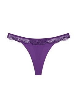 Triumph Stringi - Comfort Glam Kobiety Sztuczne włókno lila jednolity - id: 790881-0001-00380 - marki Triumph - 186169398 Triumph Stringi - Comfort Glam Kobiety Sztuczne włókno lila jednolity ze sklepu vangraaf w kategorii Majtki damskie - zdjęcie 186169398