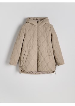 Reserved - Pikowana kurtka oversize - oliwkowy - id: 7930B-81X - marki Reserved - 186170649 Reserved - Pikowana kurtka oversize - oliwkowy ze sklepu Reserved w kategorii Kurtki damskie - zdjęcie 186170649