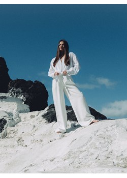 Reserved - Koszula z wiązaniem - biały ze sklepu Reserved w kategorii Koszule damskie - zdjęcie 186170916