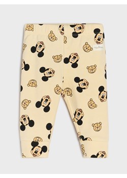 Sinsay - Legginsy frotte Mickey Mouse - kremowy - id: WK237-01X - marki Sinsay - 186173229 Sinsay - Legginsy frotte Mickey Mouse - kremowy ze sklepu Sinsay w kategorii Odzież dla niemowląt - zdjęcie 186173229