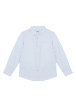 United Colors Of Benetton Koszula 54AZCQ00R Błękitny Regular Fit ze sklepu MODIVO w kategorii Koszule chłopięce - zdjęcie 186173266