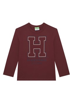 United Colors Of Benetton Bluzka 3IVWC10PW Bordowy Regular Fit ze sklepu MODIVO w kategorii T-shirty chłopięce - zdjęcie 186173285