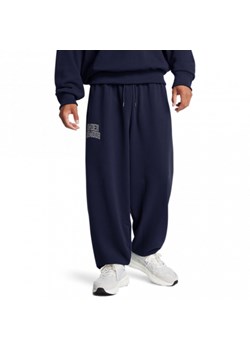 Męskie spodnie dresowe Under Armour UA Icon Hwt Terry Os Pant - granatowe ze sklepu Sportstylestory.com w kategorii Spodnie męskie - zdjęcie 186174929