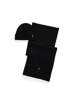 POLO RALPH LAUREN Wełniany szal + czapka ze sklepu Gomez Fashion Store w kategorii Czapki zimowe damskie - zdjęcie 186175138