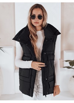 Kamizelka damska oversize OMALIS czarna Dstreet TY3286 ze sklepu DSTREET.PL w kategorii Kamizelki damskie - zdjęcie 186177009