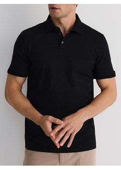 Reserved - Koszulka polo regular - czarny ze sklepu Reserved w kategorii T-shirty męskie - zdjęcie 186178287