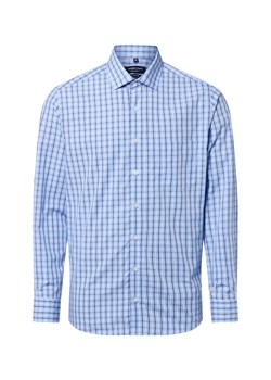 Andrew James Koszula męska Mężczyźni Regular Fit Bawełna jasnoniebieski w kratkę ze sklepu vangraaf w kategorii Koszule męskie - zdjęcie 186178677