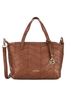 Lasocki Torebka C-LSK-K-018-06 Brązowy ze sklepu MODIVO w kategorii Torby Shopper bag - zdjęcie 186180408