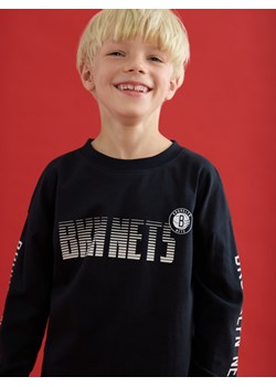 Reserved - Longsleeve Brooklyn Nets NBA - czarny ze sklepu Reserved w kategorii T-shirty chłopięce - zdjęcie 186182057