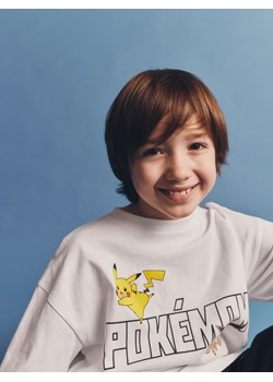 Reserved - T-shirt Pokémon - złamana biel ze sklepu Reserved w kategorii T-shirty chłopięce - zdjęcie 186182177