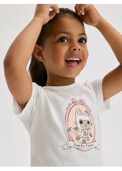 Reserved - T-shirt Koci Domek Gabi - złamana biel ze sklepu Reserved w kategorii Bluzki dziewczęce - zdjęcie 186183305