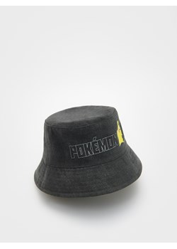 Reserved - Bucket hat Pokémon - ciemnoszary ze sklepu Reserved w kategorii Kapelusze męskie - zdjęcie 186183318