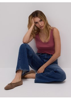 Reserved - Jeansy wide leg - granatowy - id: YR258-59J - marki Reserved - 186184986 Reserved - Jeansy wide leg - granatowy ze sklepu Reserved w kategorii Jeansy damskie - zdjęcie 186184986