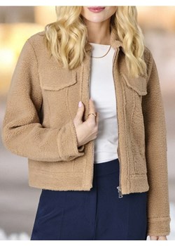 Sinsay - Kurtka sherpa - beżowy ze sklepu Sinsay w kategorii Kurtki damskie - zdjęcie 186185586