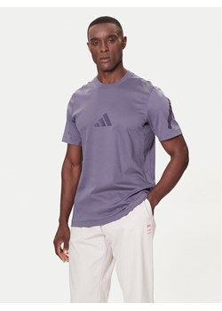adidas T-Shirt Z.N.E. JW4740 Fioletowy Regular Fit ze sklepu MODIVO w kategorii T-shirty męskie - zdjęcie 186186659