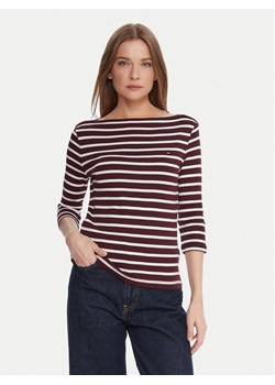 Tommy Hilfiger Bluzka WW0WW40589 Bordowy Regular Fit ze sklepu MODIVO w kategorii Bluzki damskie - zdjęcie 186186705