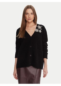 KAOS Kardigan RI1KT023 Czarny Regular Fit ze sklepu MODIVO w kategorii Swetry damskie - zdjęcie 186186708