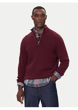Barbour Sweter Tisbury MKN1187RE53 Bordowy Regular Fit ze sklepu MODIVO w kategorii Swetry męskie - zdjęcie 186186737