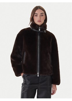 PINKO Futro 106013 A1ZM Brązowy Regular Fit ze sklepu MODIVO w kategorii Futra damskie - zdjęcie 186186757