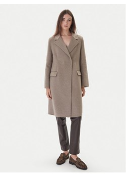 ViCOLO Płaszcz wełniany TF0073 Brązowy Regular Fit ze sklepu MODIVO w kategorii Płaszcze damskie - zdjęcie 186186779
