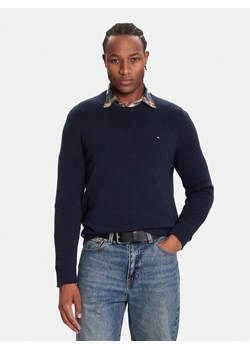 Tommy Jeans Sweter DM0DM21787 Granatowy Regular Fit ze sklepu MODIVO w kategorii Swetry męskie - zdjęcie 186186805