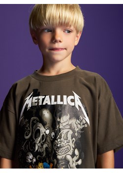 Reserved - T-shirt Metallica - zielony ze sklepu Reserved w kategorii T-shirty chłopięce - zdjęcie 186188137