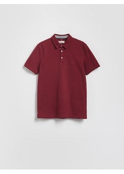 Reserved - Koszulka polo regular fit - jasnofioletowy ze sklepu Reserved w kategorii T-shirty męskie - zdjęcie 186188649