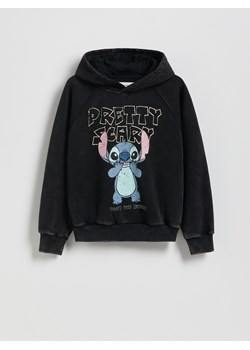 Reserved - Bluza Lilo i Stitch - czarny ze sklepu Reserved w kategorii Bluzy dziewczęce - zdjęcie 186188688