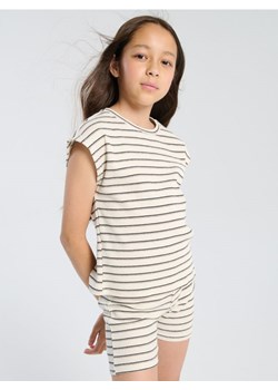 Sinsay - Komplet z prążkowanej dzianiny w paski - wielobarwny ze sklepu Sinsay w kategorii Komplety dziewczęce - zdjęcie 186191945