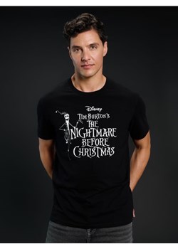 Sinsay - Koszulka z nadrukiem Nightmare Before Christmas - czarny ze sklepu Sinsay w kategorii T-shirty męskie - zdjęcie 186191949