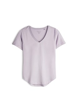 GATE Podstawowy bawełniany t-shirt z dekoltem w serek 34 ze sklepu gateshop w kategorii Bluzki damskie - zdjęcie 186192359