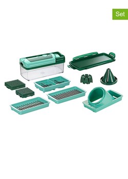 Genius 12-częściowy zestaw &quot;Nicer Dicer Fusion smart Julietti&quot; w kolorze zielonym ze sklepu Limango Polska w kategorii Akcesoria kuchenne - zdjęcie 186192915