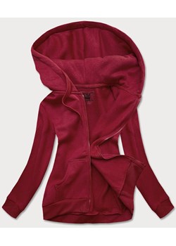 Bluza damska sportowa bordowa (W03-21) ze sklepu goodlookin.pl w kategorii Bluzy damskie - zdjęcie 186193248