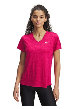 Under Armour Koszulka sportowa w kolorze różowym ze sklepu Limango Polska w kategorii Bluzki damskie - zdjęcie 186195296