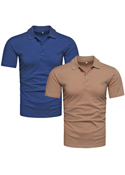 Zestaw 2-pak męskich koszulek polo Recea ze sklepu Recea.pl w kategorii T-shirty męskie - zdjęcie 186195919