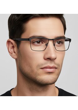 Męskie oprawki korekcyjne okulary zerówki 876 czarne - id: 9313 - marki Sunoptic - 186196509 Męskie oprawki korekcyjne okulary zerówki 876 czarne ze sklepu Stylion w kategorii Okulary korekcyjne męskie - zdjęcie 186196509