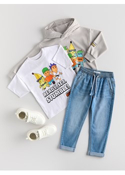 Reserved - T-shirt Stumble Guys - biały ze sklepu Reserved w kategorii T-shirty chłopięce - zdjęcie 186197127
